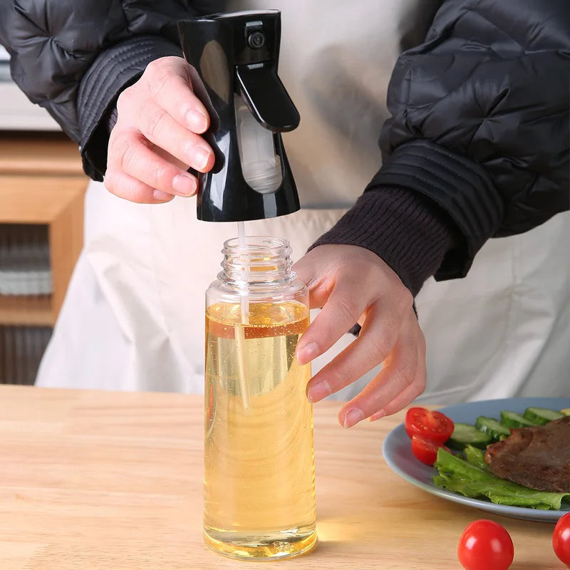 Ölsprüher für präzises Kochen und Grillen – Nachfüllbare Sprühflasche für Öl und Essig