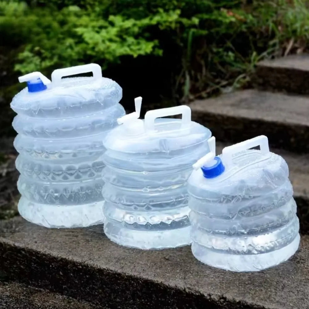 Faltbarer Wasserkanister | 5 L / 10 L / 15 L Trinkwasserbehälter für Camping, Wandern & Notfälle