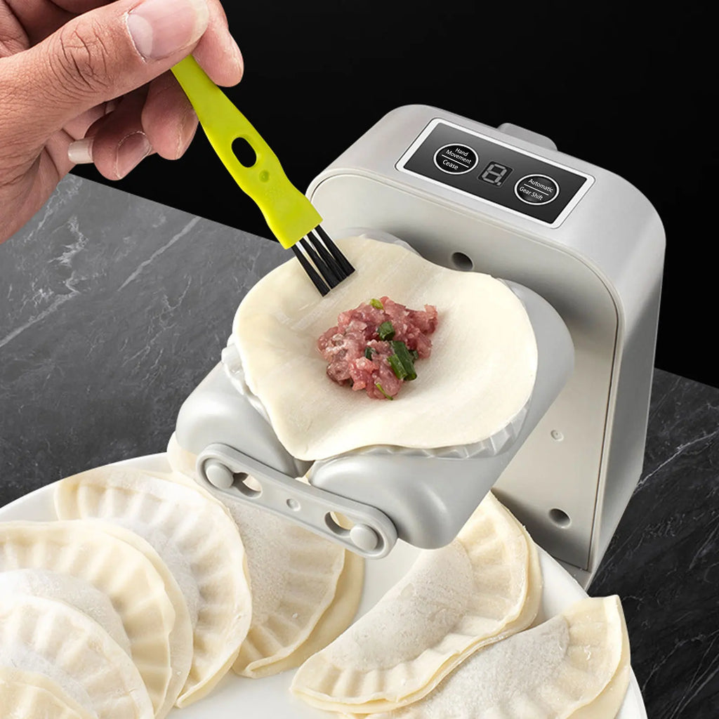 Elektrischer Dumpling Maker | Automatische Teigtaschen-Maschine mit Akku – 2 Modi, Schnell & Einfach zu Reinigen